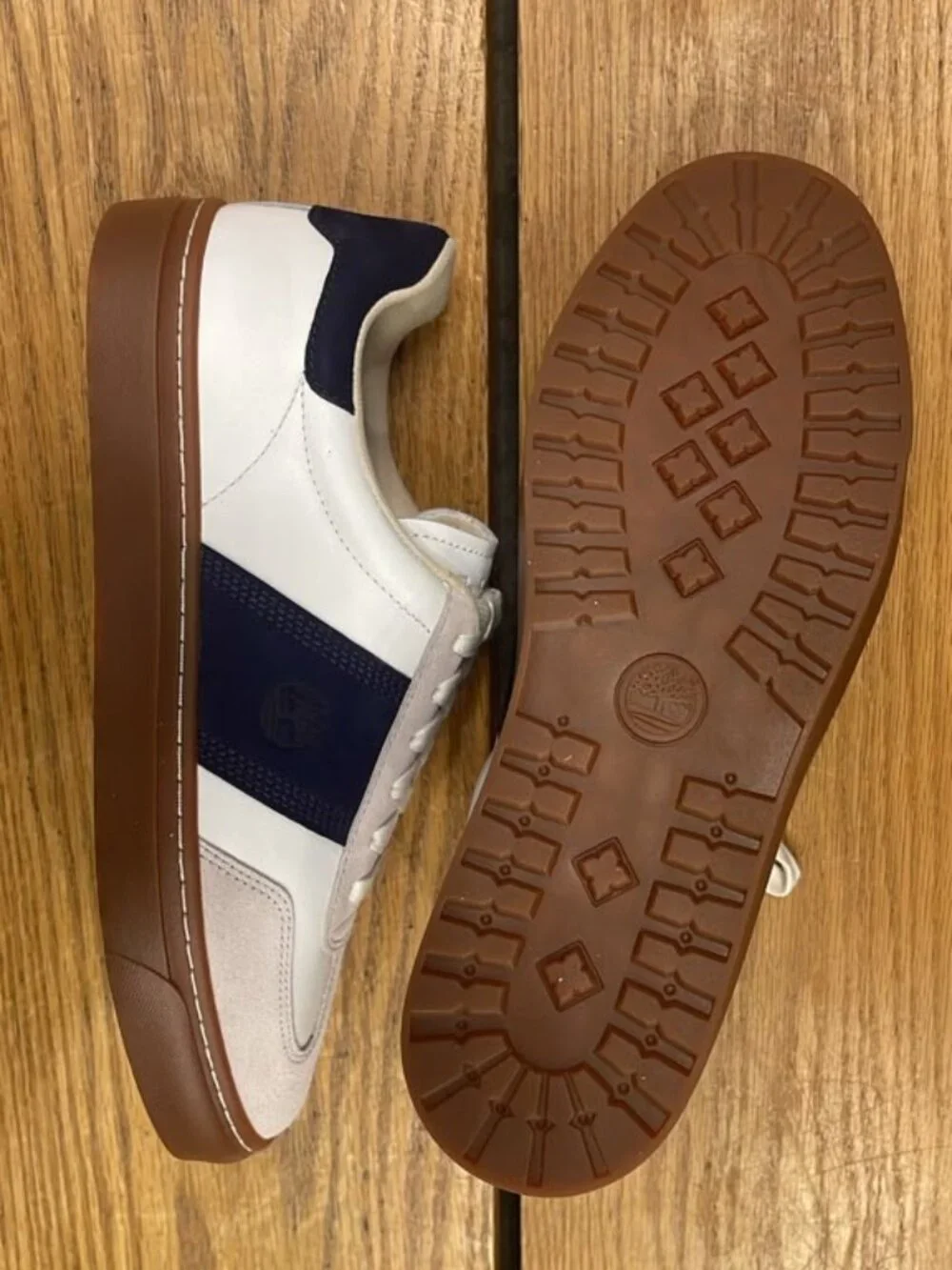 TIMBERLAND MEN'S LISBON STREET LOW LACE SNEAKER WHITE FULL GRAIN A43GG-AFY